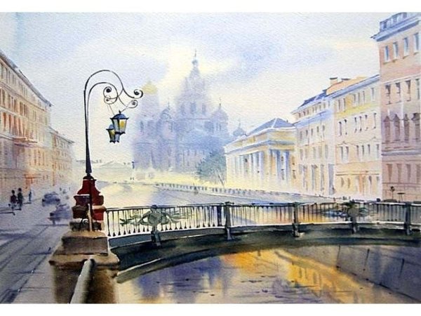 Картина набережная канал Грибоедова Петербурга