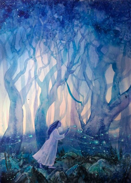 Необычные рисунки гуашью