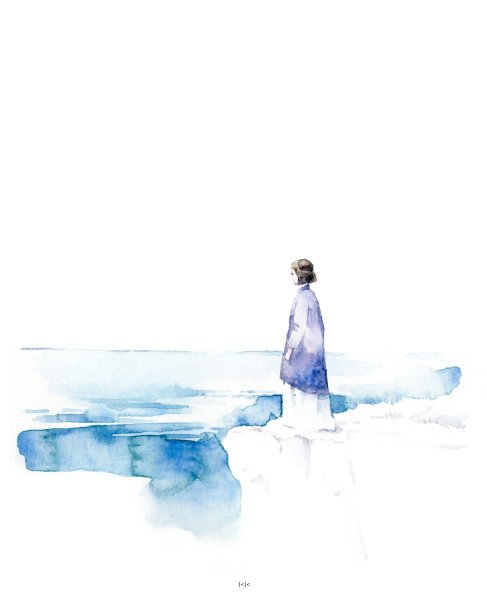 Картины акварелью Минимализм