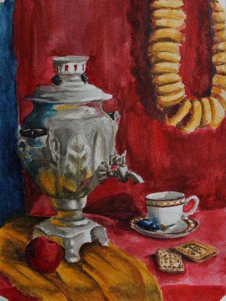 Машков натюрморт с самоваром