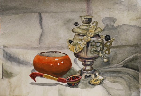 Борис Кустодиев натюрморты