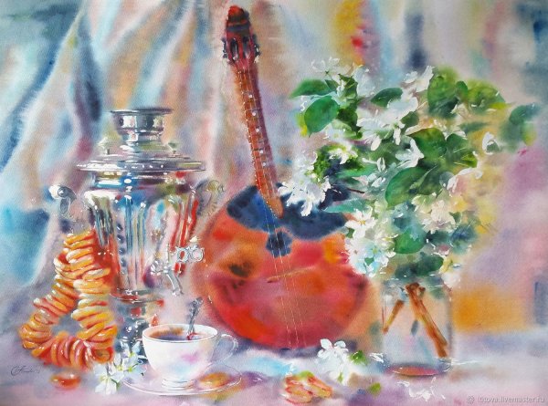 Самовар натюрморт Батаршин