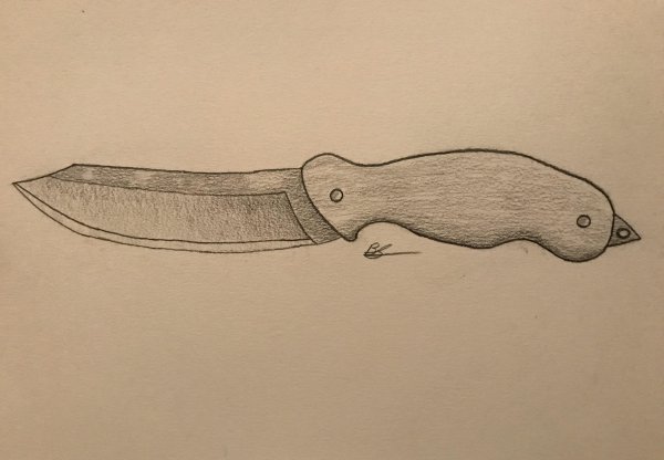 Нож для срисовки карандашом