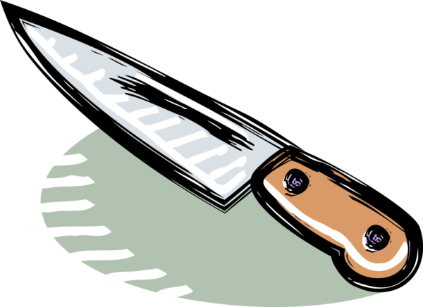 Нож карточка для детей