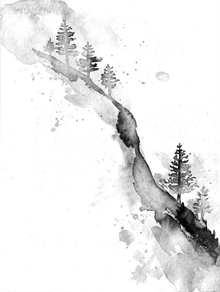 Идеи для рисунка акварелью несложный