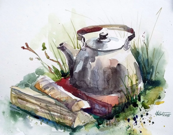 Катя Михайлина акварель