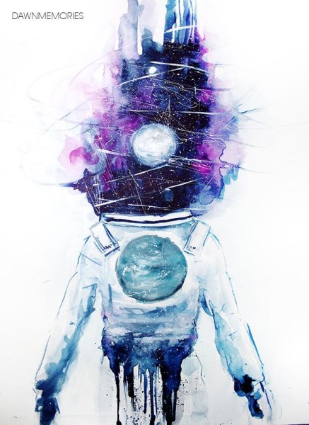 Космонавт рисунок