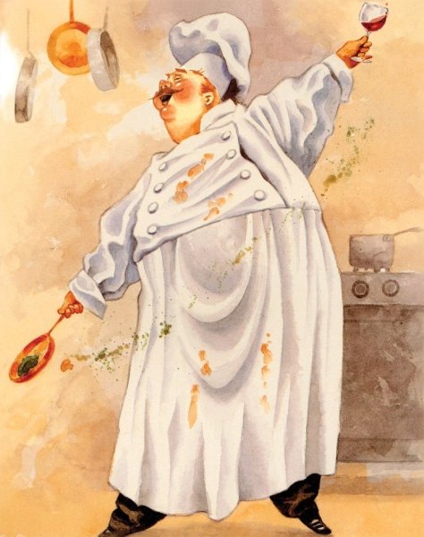 Повар ретро