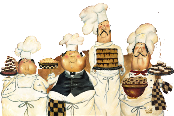 Повар иллюстрация декупаж