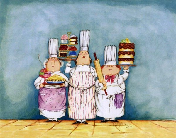 Смешная картина на кухню