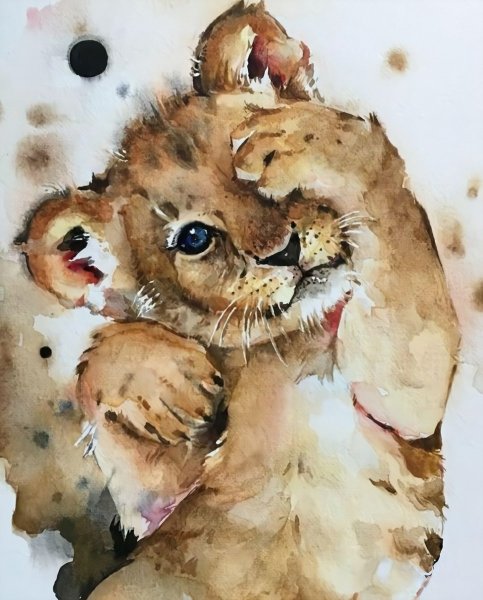Акварельные зверюшки