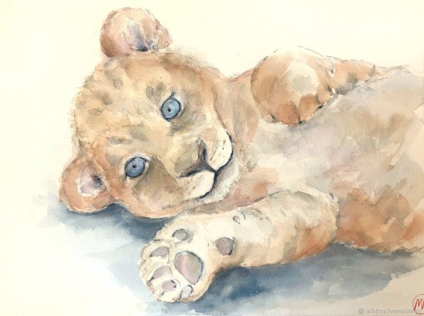 Рисунки акварелью