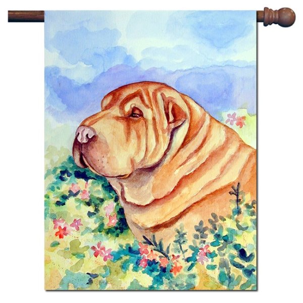 Картина шарпея или колли