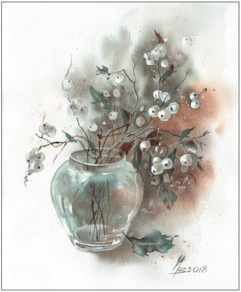 Инна Петрашкевич акварель картины