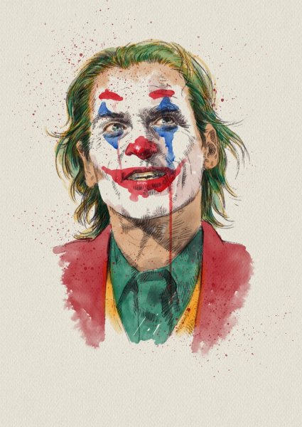 Джокер Хоакин рисованный