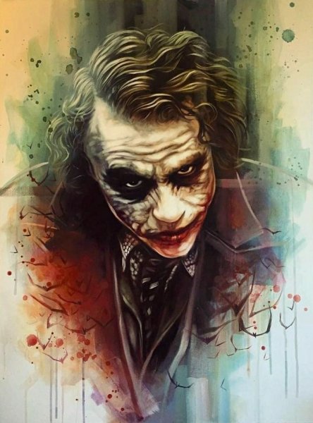 Джокер хит Леджер портрет