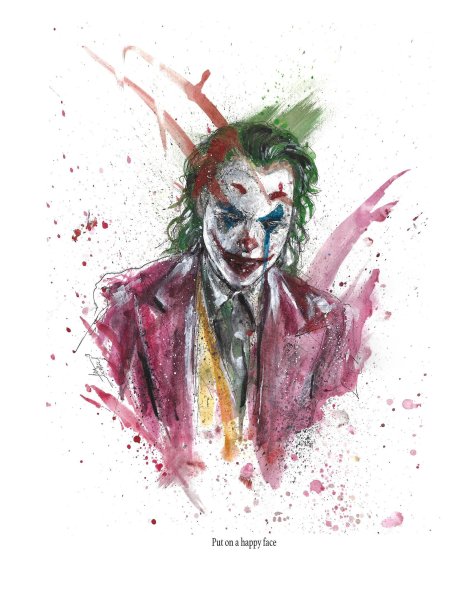 Тату улыбка Харли Квинн