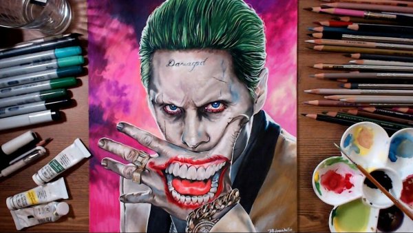 Джокер портрет Хоакин Феникс