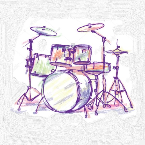 Барабанная установка картина