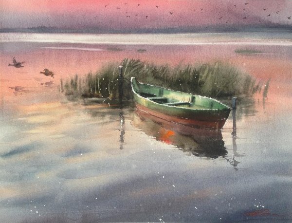 Галина Гомзина художник акварелист