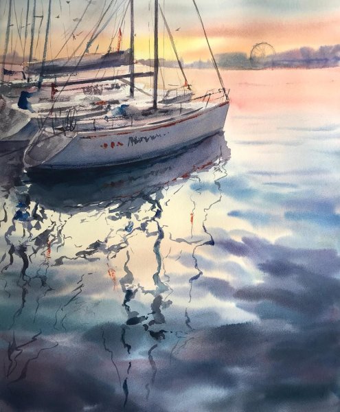 Ирина Глазунова акварель