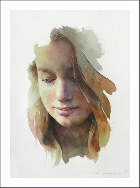 Акварельные портреты сильвии Пелиссеро
