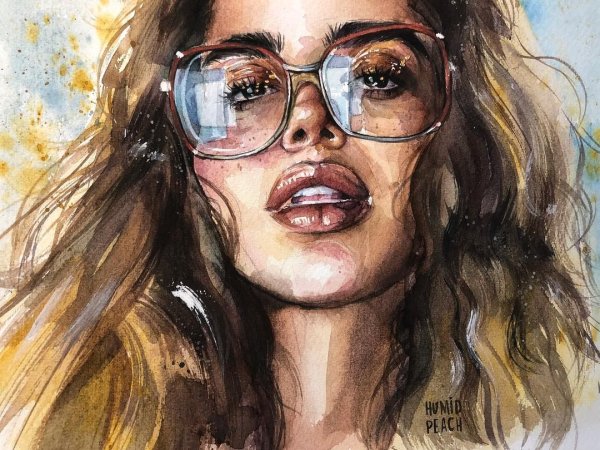 Стэн Миллер портреты акварелью