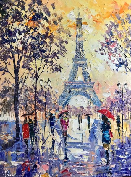 Клод Моне Эйфелева башня