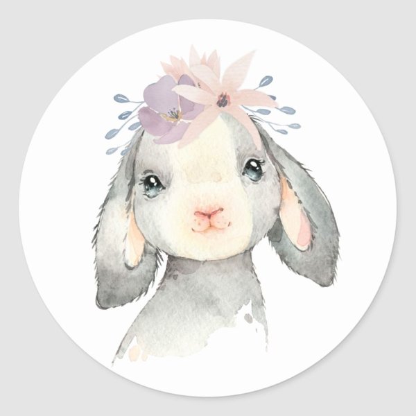 Овечка рисунок акварелью