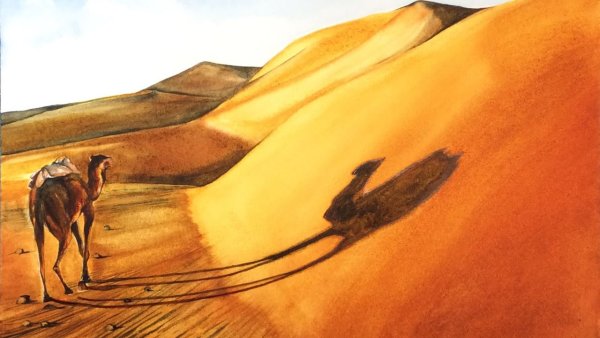 Картина пустыни Каракум