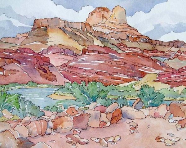 Пустыня живопись