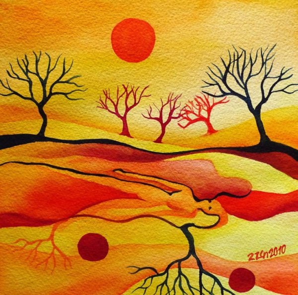 Пустыня живопись