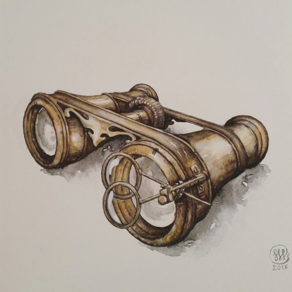 Стимпанк бинокль