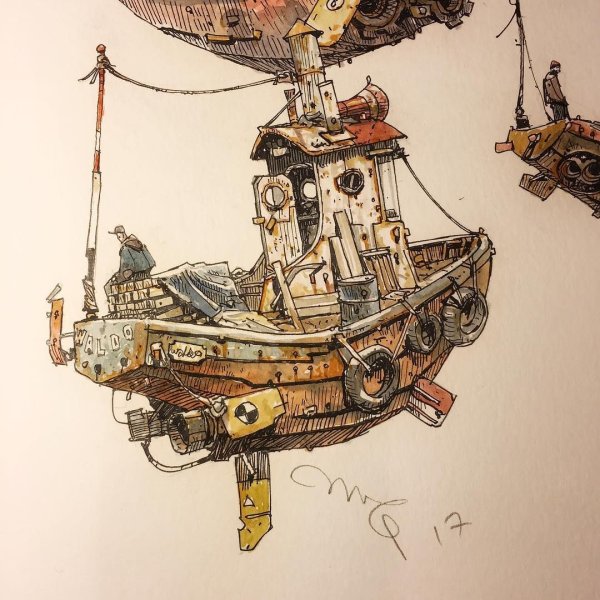 Норман Роквелл стимпанк