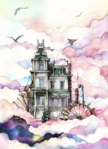 Графика акварель