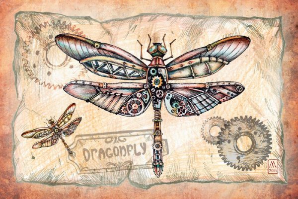 Елизавета Мелкозерова рисунки стимпанк