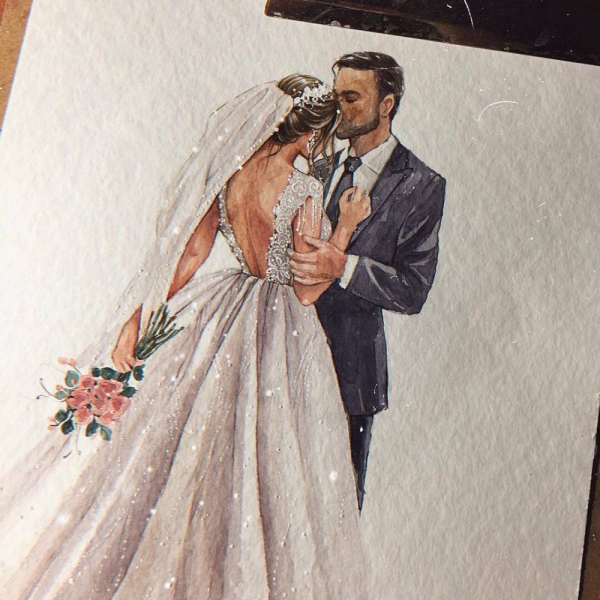 Свадебные иллюстрации