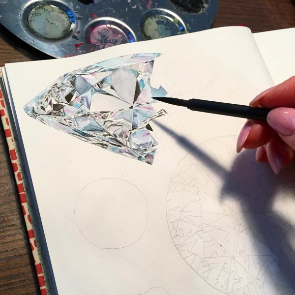 Кристалл скетчинг