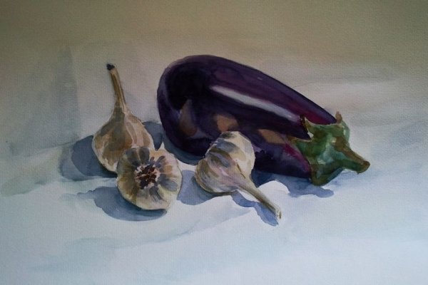 Баклажан скетч