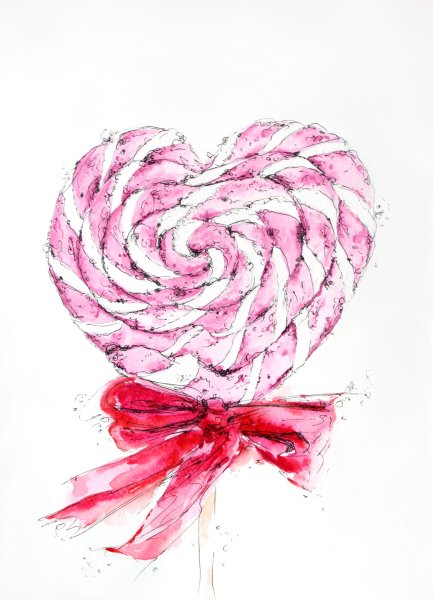 Акварельные конфеты