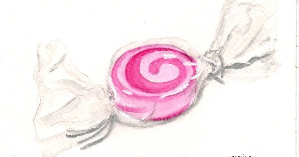 Новогодние леденцы маркерами