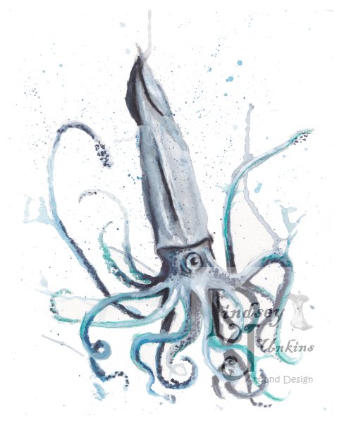 Кальмар арт