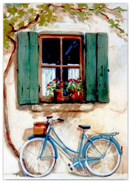 Велосипед у окна