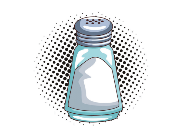 Солонка соли рисунок