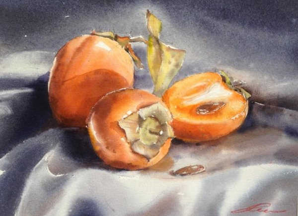 Гомзина Галина акварель натюрморт