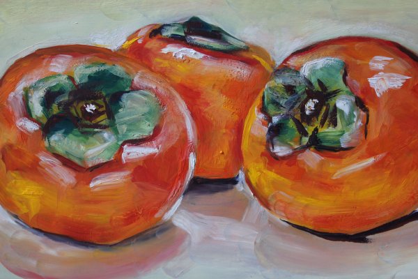 Натюрморт хурма Сергей Темерев