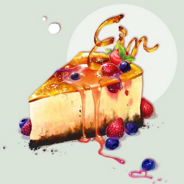 Сладости акварель