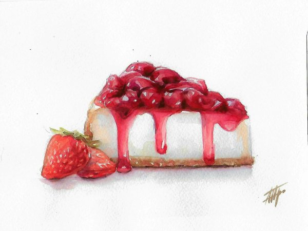 Кусок торта на прозрачном фоне для фотошопа