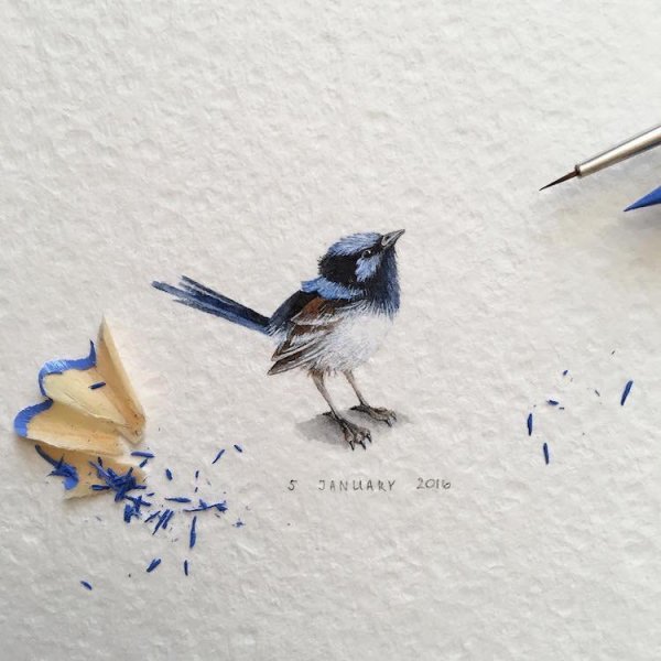 Миниатюры акварелью