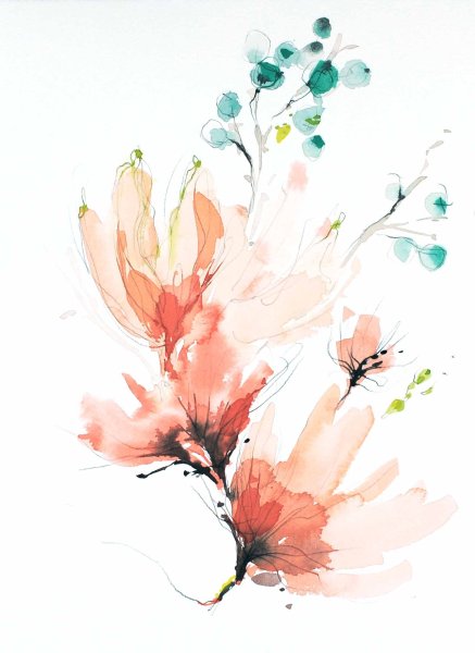 Акварель эскиз